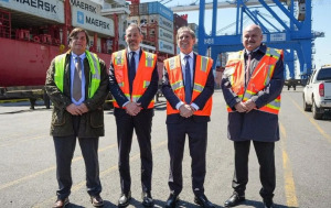 Breitschmitt, Sucalesca, el embajador Alec Oxenford y Ravettino.